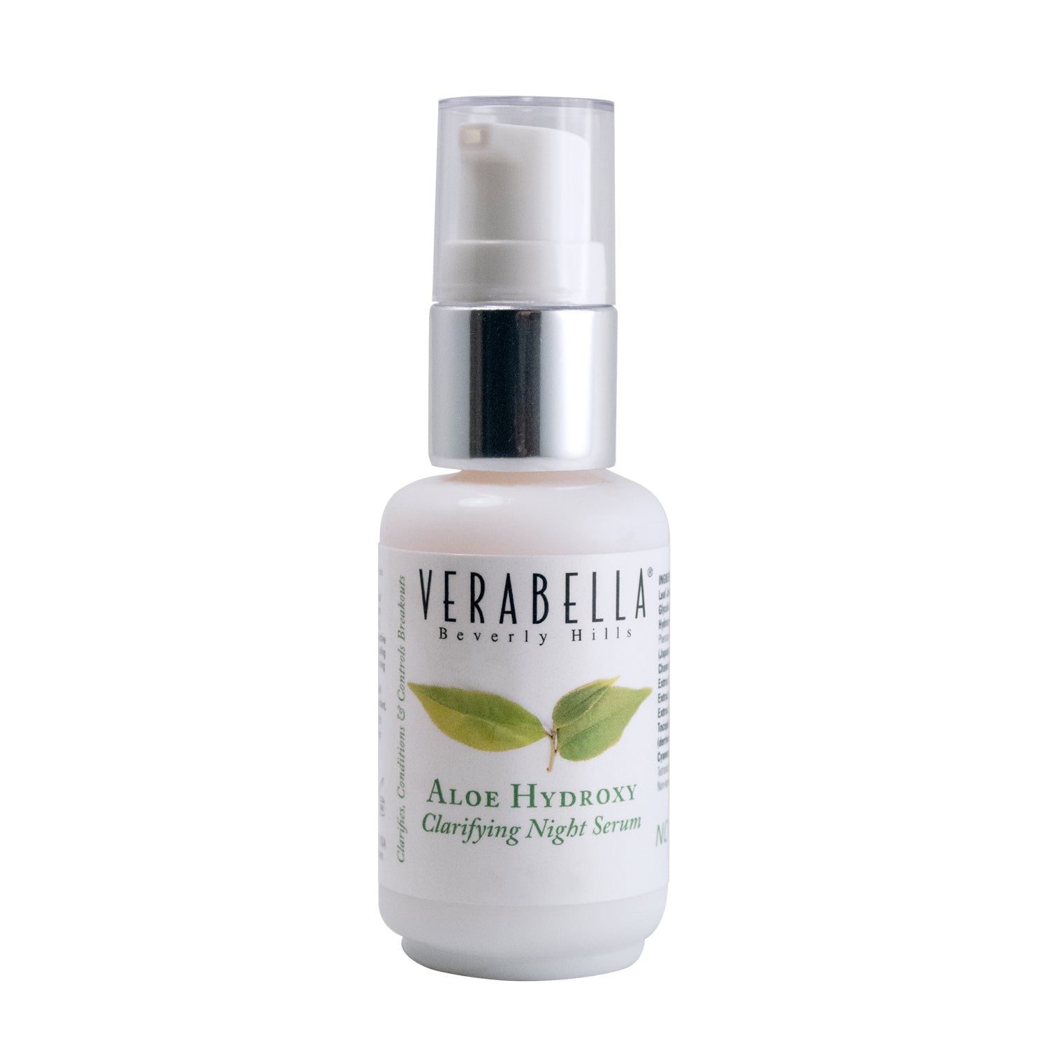 Verabella Aloe Hydroxy serum bottle on a white background