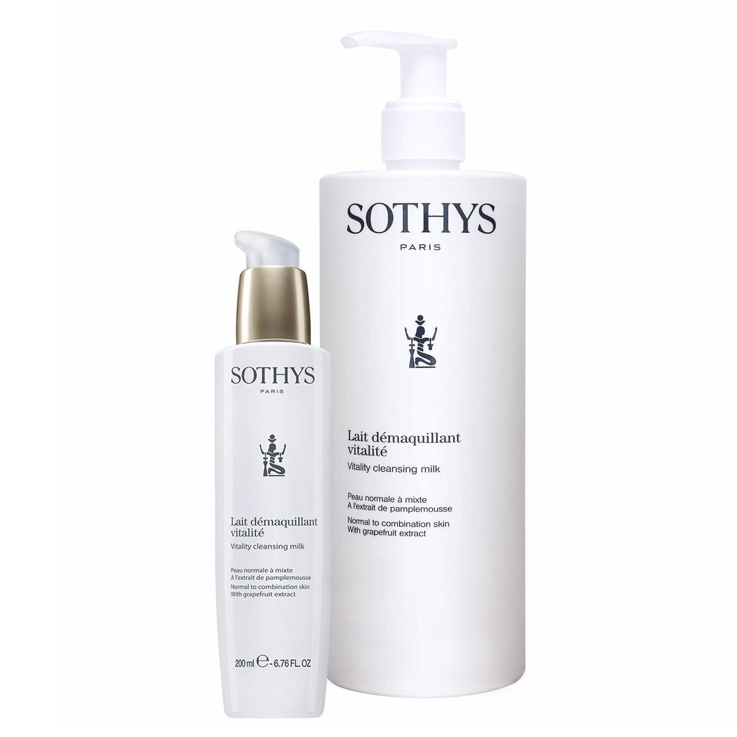 Sothys Paris Vitality Cleansing Milk in small and large