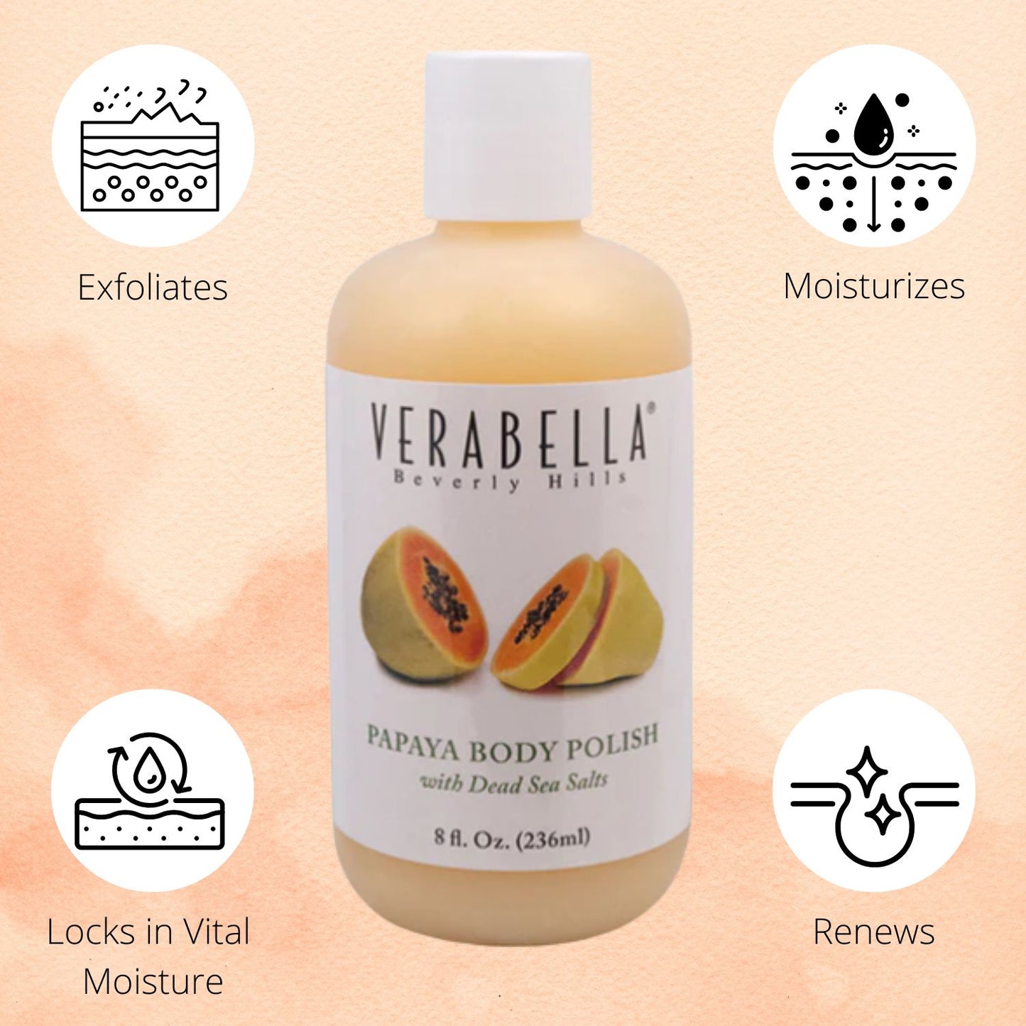 PAPAYA Body Polish with Dead Sea Salts