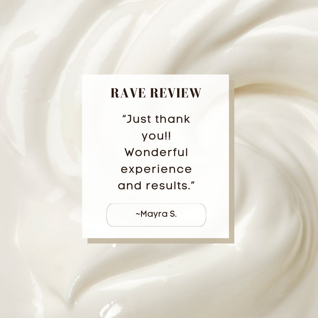 Rave Review - Just thank you! Wonderful experience and results. 