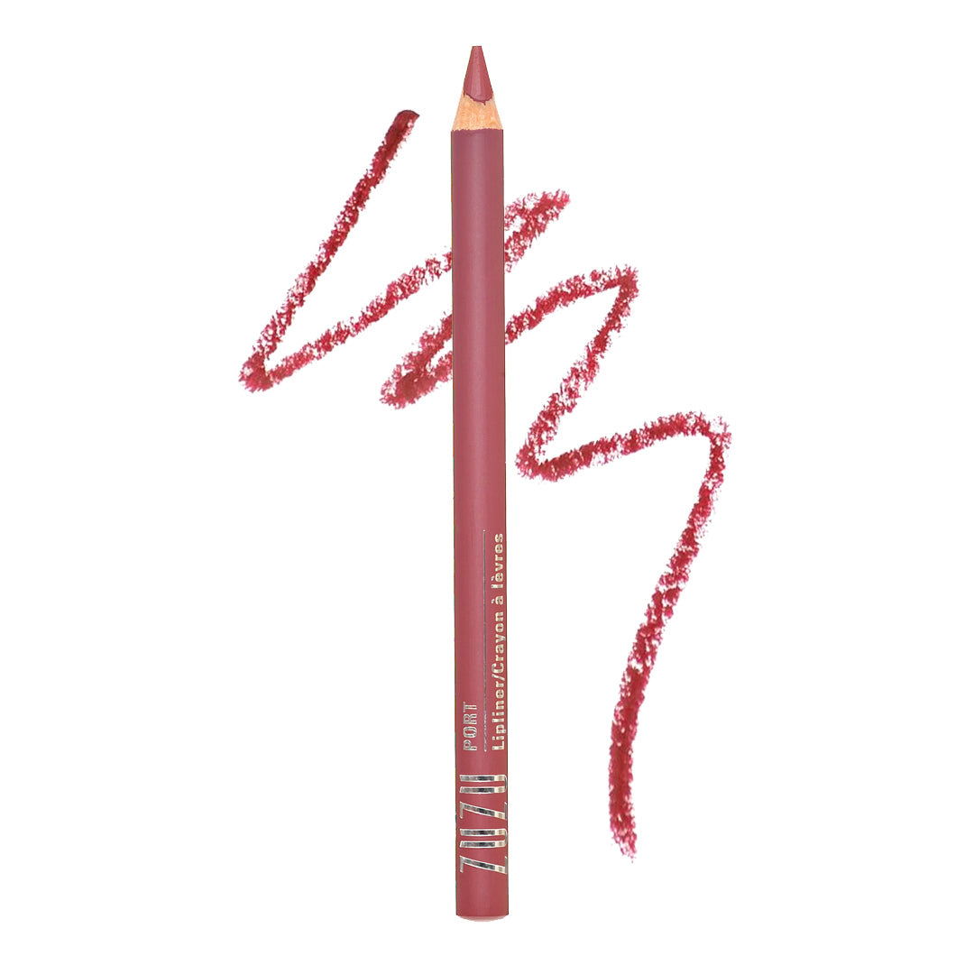 Zuzu Luxe Lip Pencil - Port with Swatch