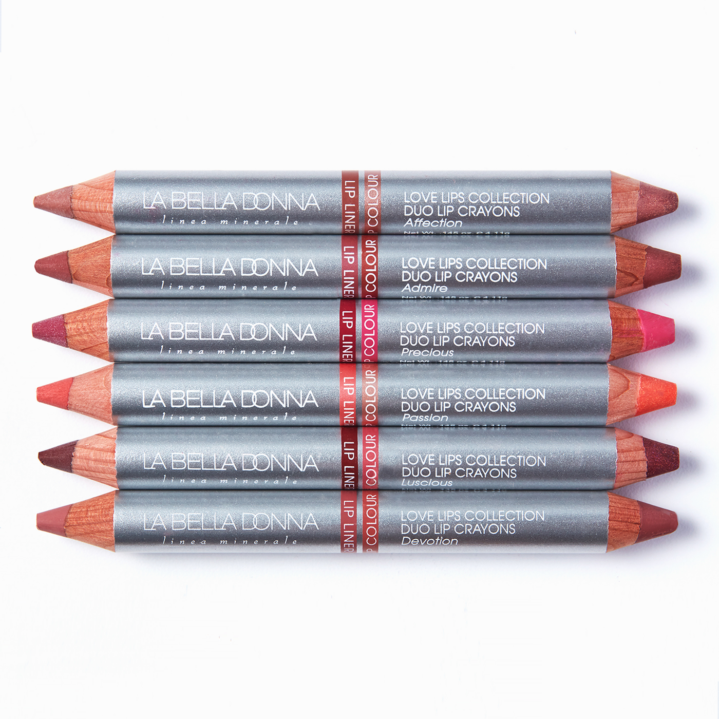 La Bella Donna Love Lips Duo Lip Crayons