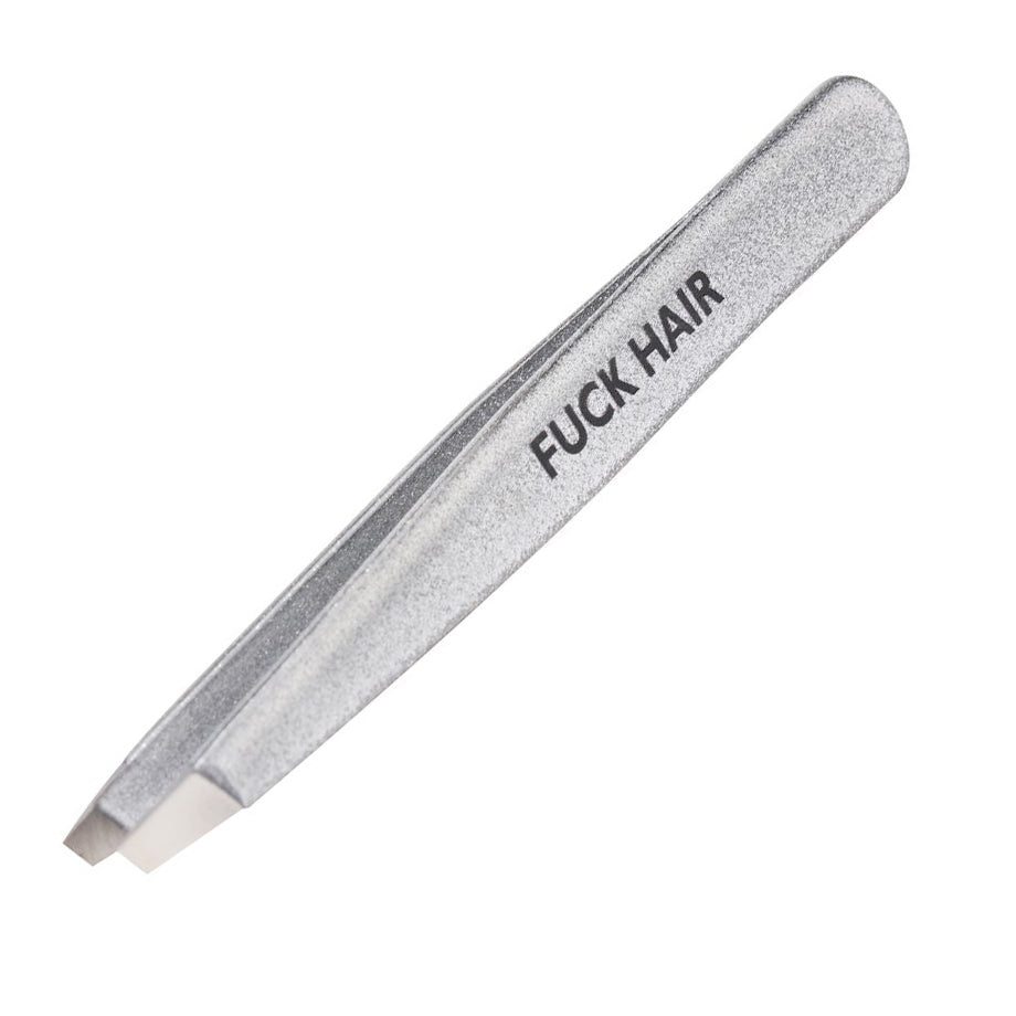 Secret Service Tweezers - Fuck Hair Silver product image