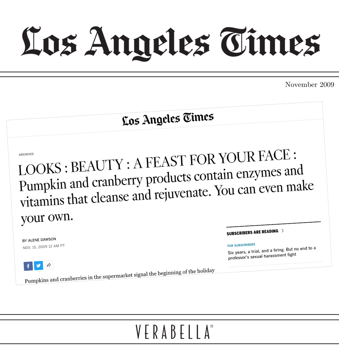 LA Times 11-2009 A Feast for Your Face