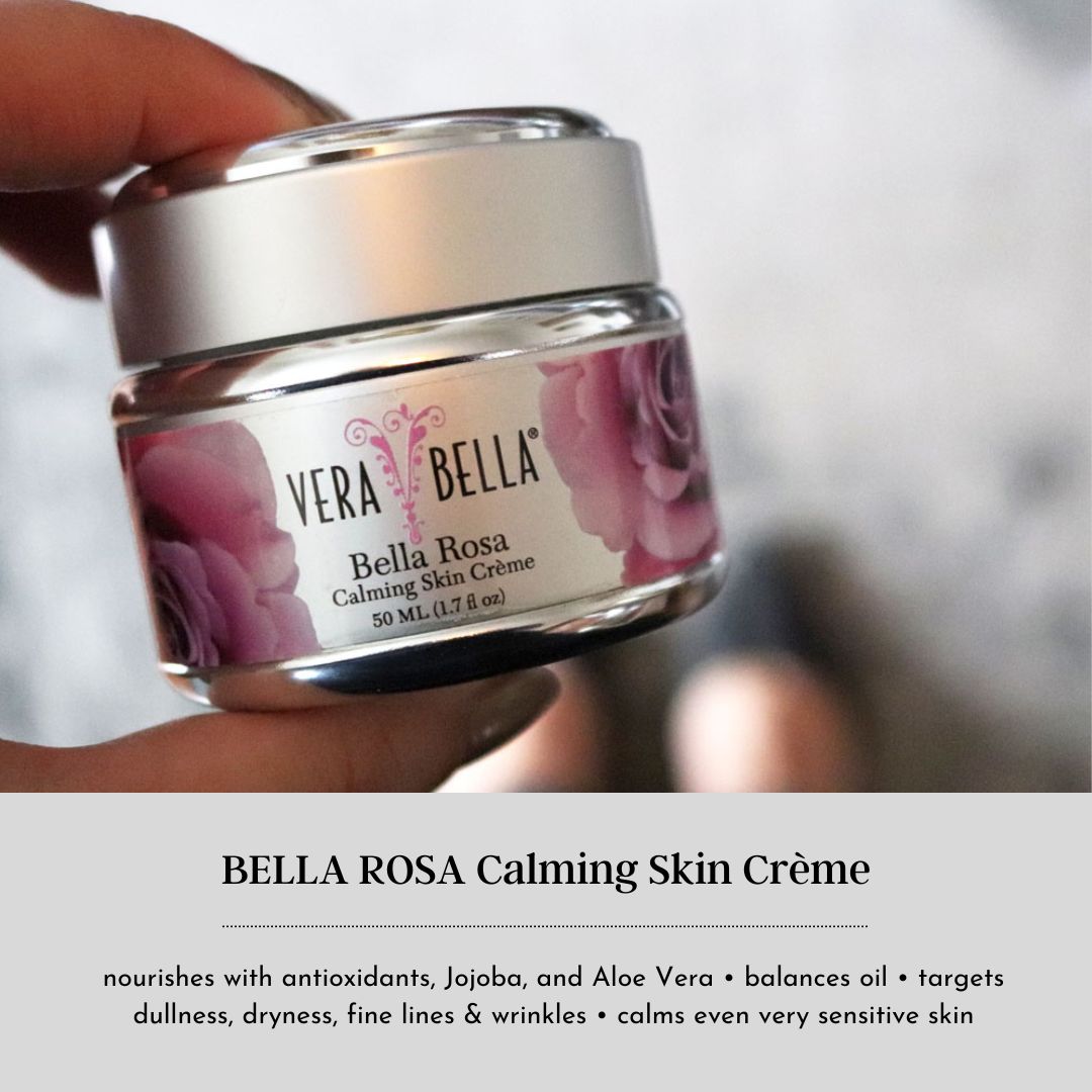 Bella Rosa Calming Skin Creme - benefits, further details provided below