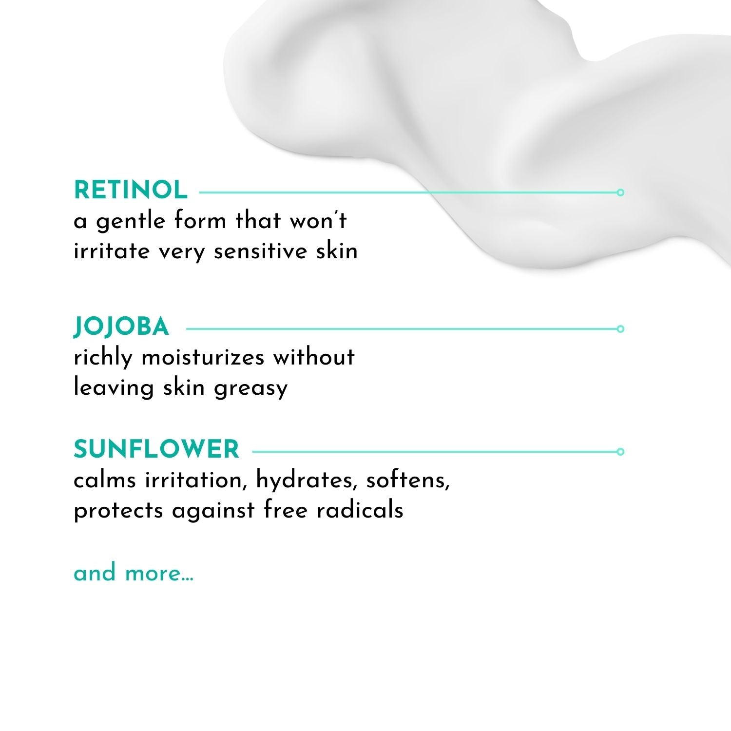 Text detailing the ingredients of VERABELLA Bella Rosa smear of cream.