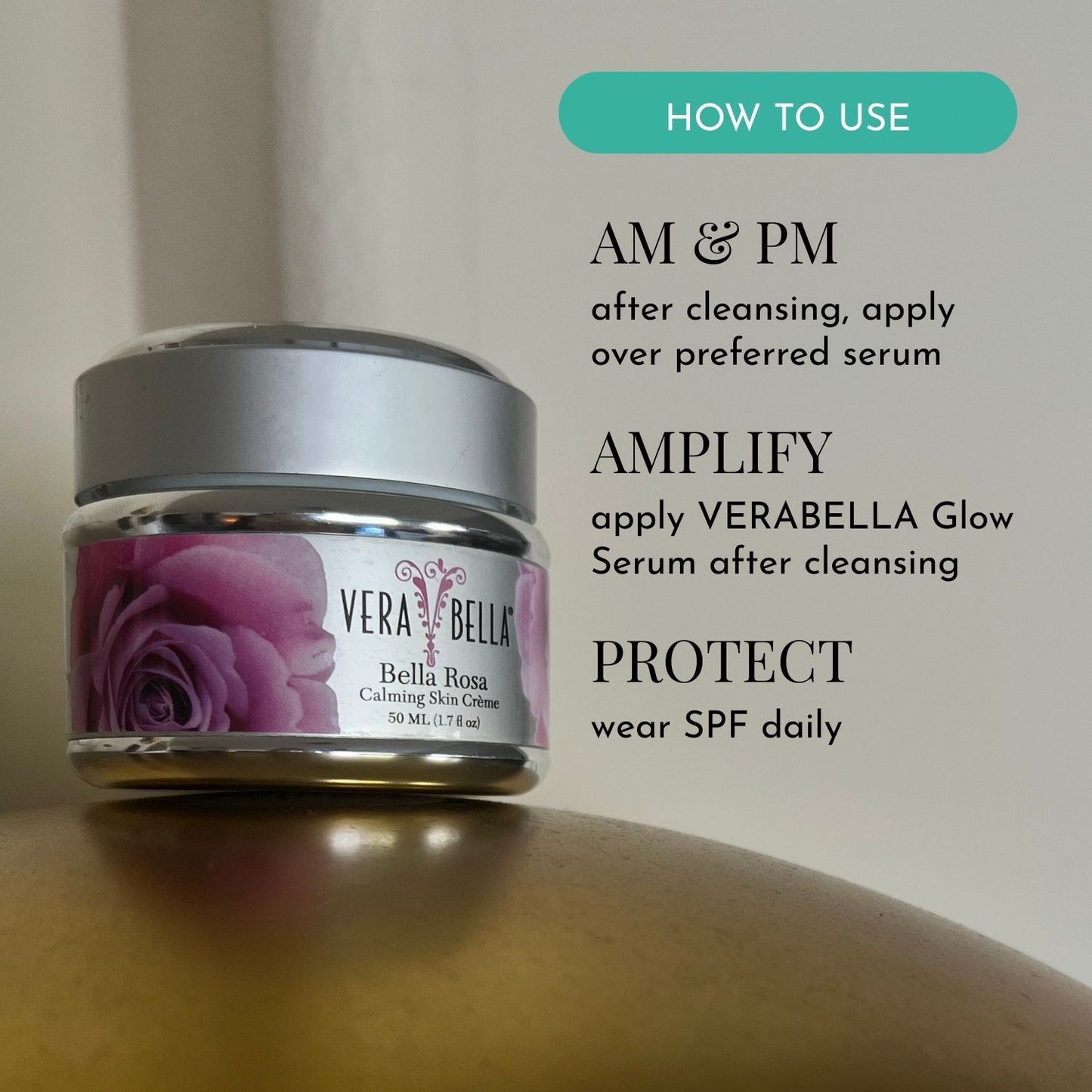 Bella Rosa moisturizer usage instructions