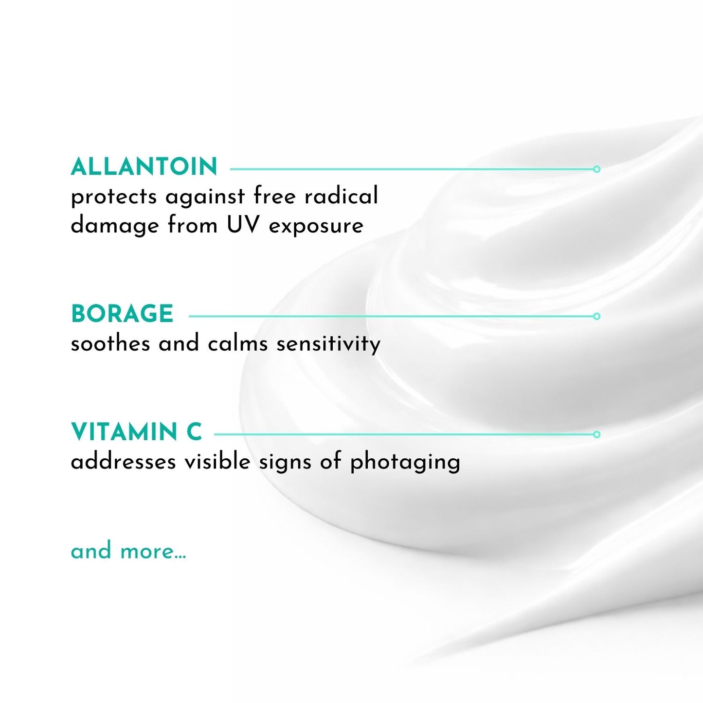 VERABELLA Cucumber Aloe includes allantoin, borage, vitamin C, and more botanicals
