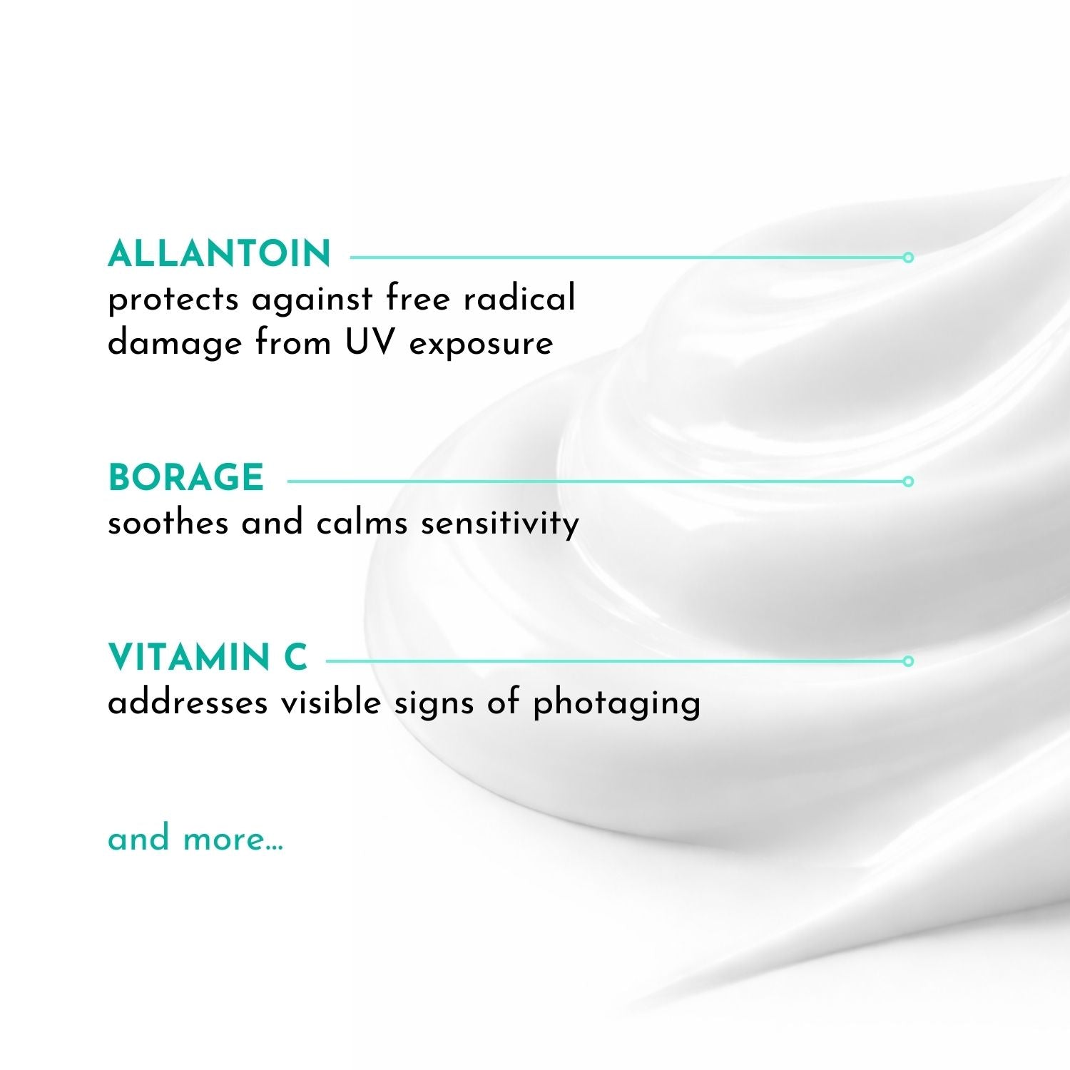 VERABELLA Cucumber Aloe includes allantoin, borage, vitamin C, and more botanicals