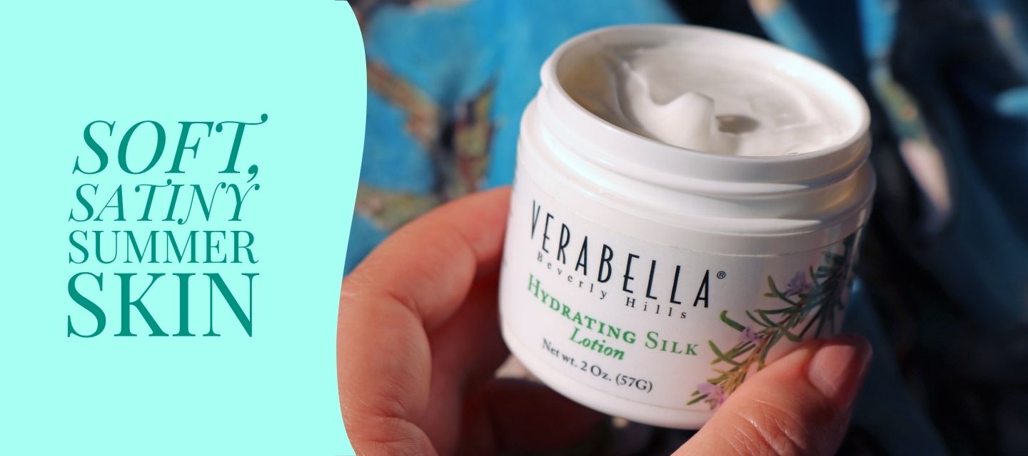 VERABELLA Hydrating Silk Lotion for Soft, Satiny Summer Skin