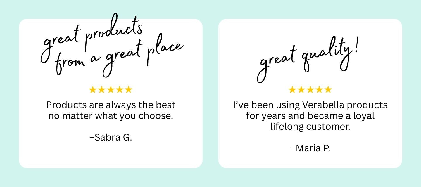 Verabella reviews - great products from a great place, great quality!