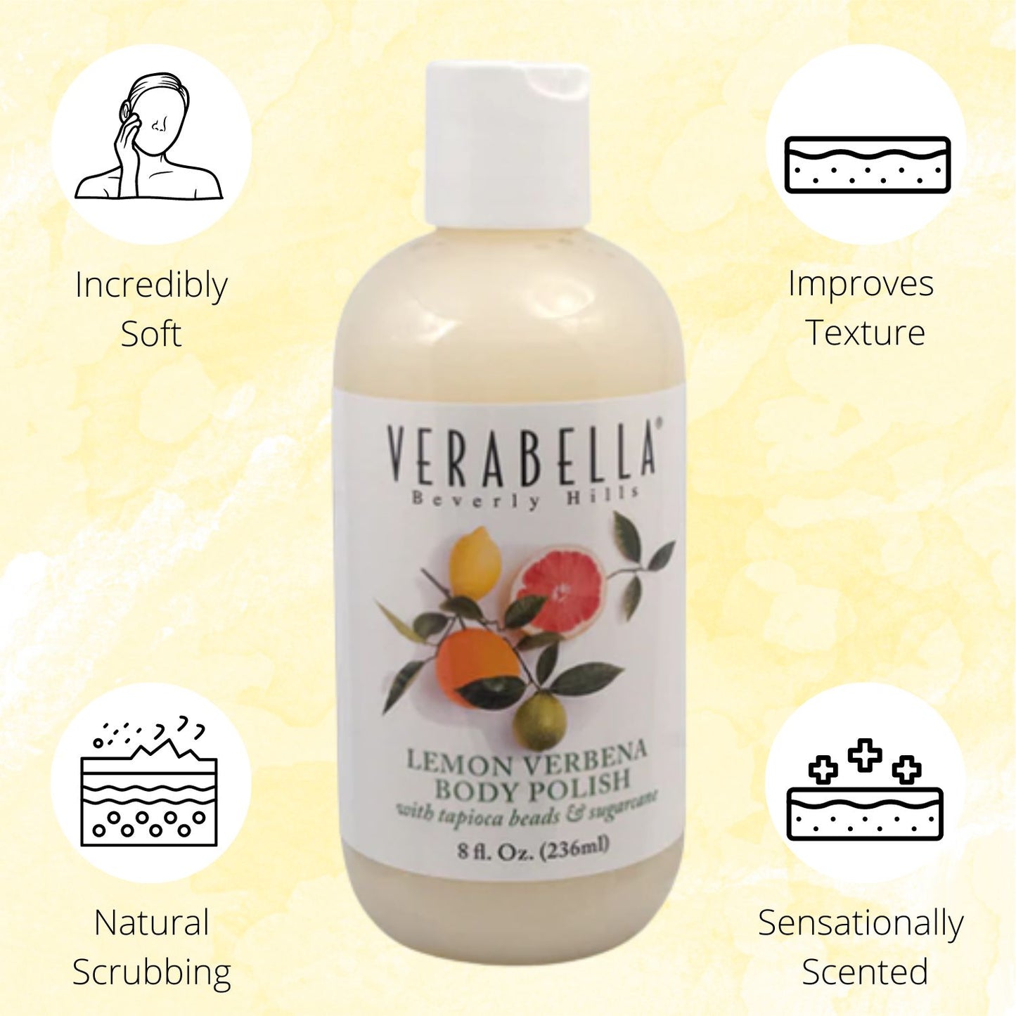 Verabella Lemon Verbena Body Polish