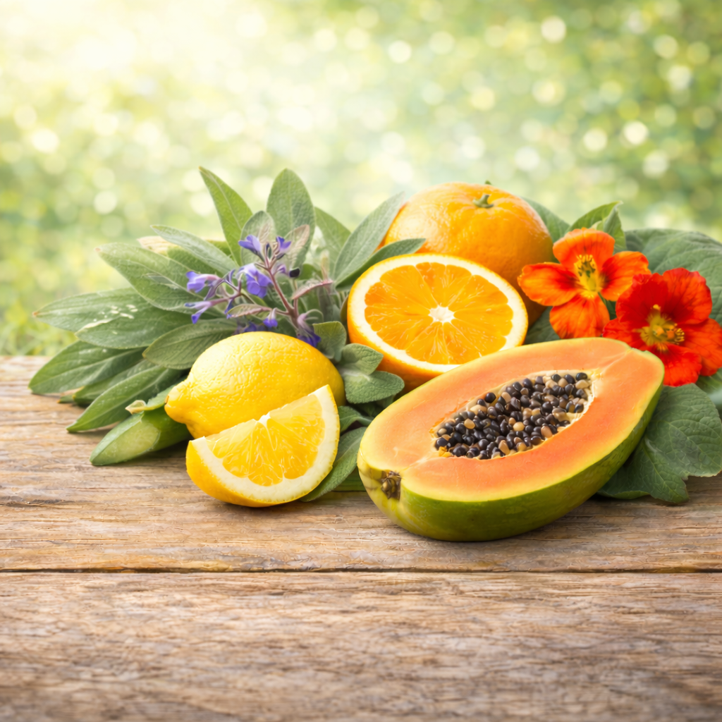 Key ingredients in VERABELLA Citrus Sorbet Oil-Free Moisturizer