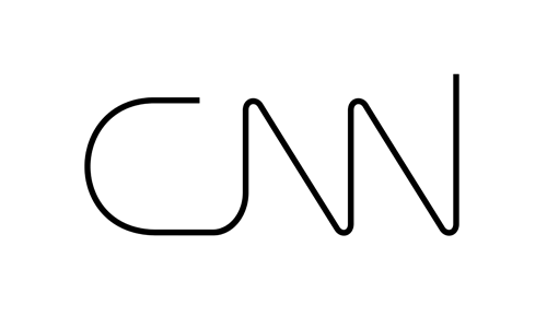 CNN logo - white